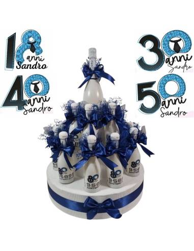 Santero mini bomboniere personalizzate compleanno