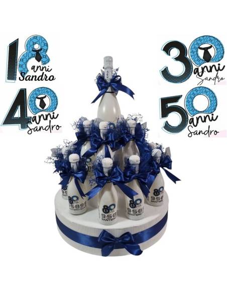 Santero mini bomboniere personalizzate compleanno