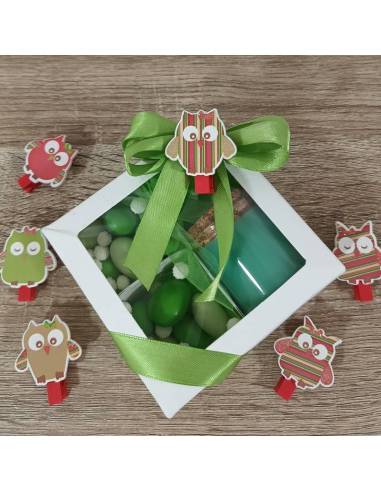 Bomboniere candele Yankee candle verde box portaconfetti