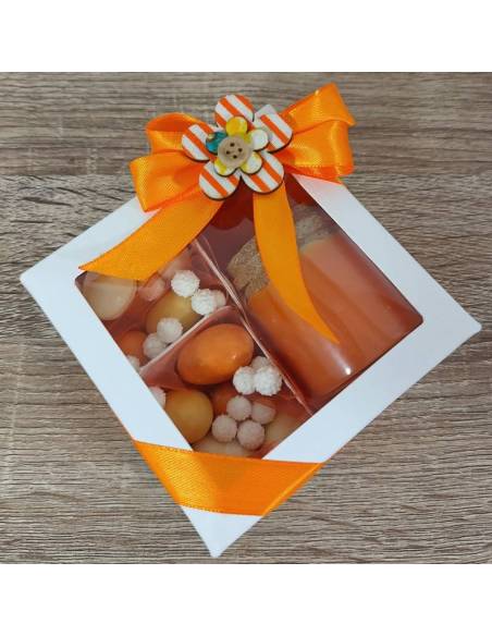 Yankee candle bomboniere con scatola a scomparti completi di confetti