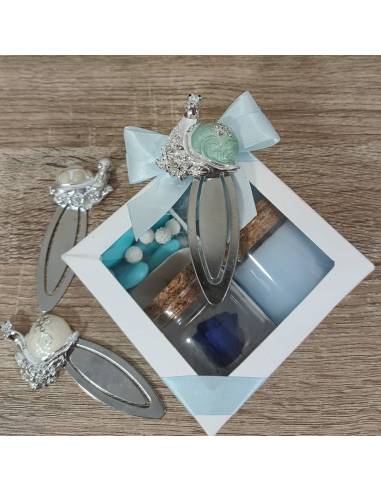 Idee bomboniere yankee candle rosa stabilizzata blu