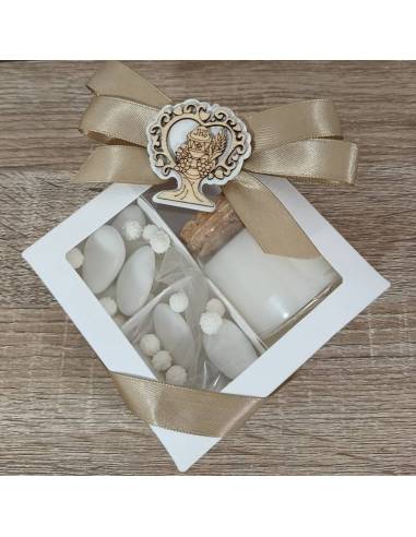 Bomboniere candele profumate per Comunione yankee