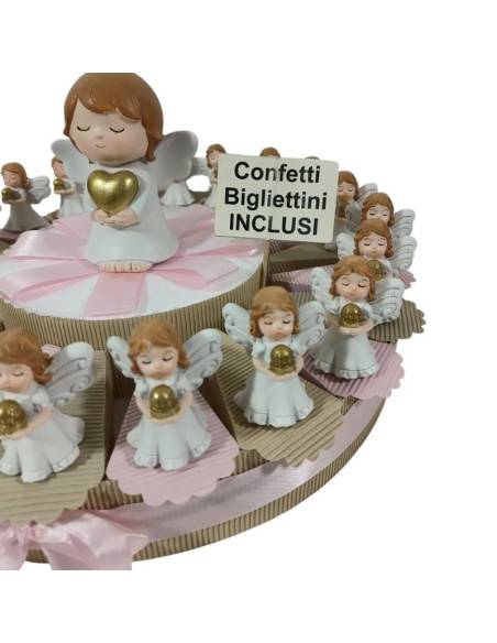 Bomboniere Comunione bambina angiletti statuette