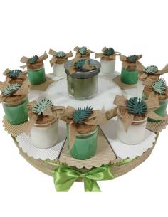 Yankee Candle bomboniere candele profumate tema jungla torta bomboniere