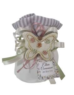 Bomboniere farfalle calamite complete di confetti