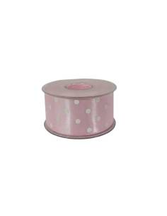 Nastro in Raso Pois 40 mm 20 mt ideale per confezionare bomboniere fai da te 2