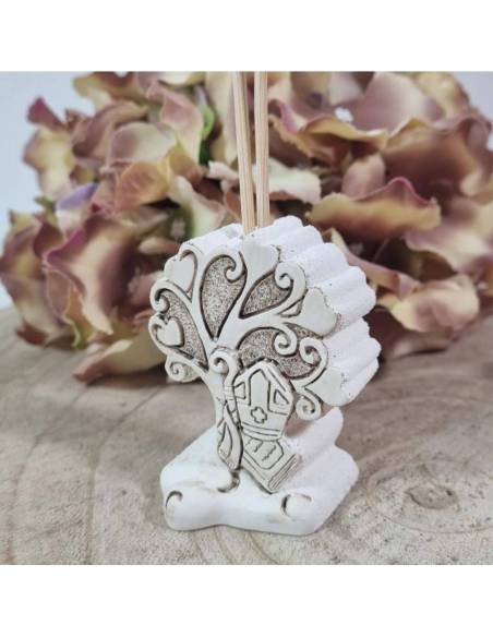 Bomboniera albero della vita profumatore Cresima shabby
