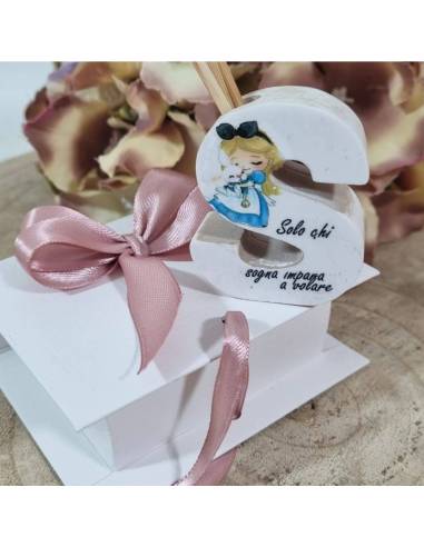 Bomboniere Alice nel paese delle meraviglie profumatori lettera