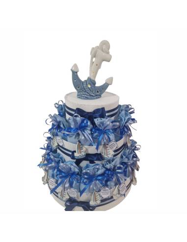 Bomboniere tema mare barca a vela portachiavi| Sindy Bomboniere