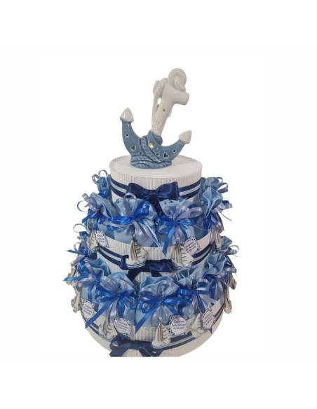 Bomboniere tema mare barca a vela portachiavi| Sindy Bomboniere