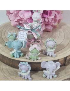 Scatoline plexiglass confezionate con calamita orsetto Battesimo femmina| Sindy Bomboniere 2