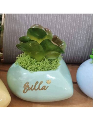 Portapianta vasetti cuore bomboniere brilla, sogna, amore | Sindy Bomboniere