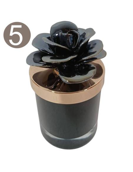 Candele profumate bomboniere colore malva | Sindy Bomboniere