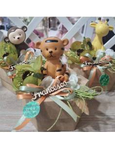 Bomboniere personalizzate Savana scatola degustazione confetti 2