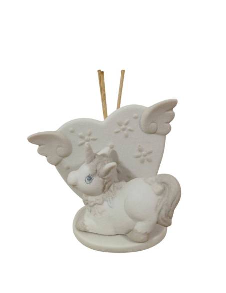 Bomboniere Battesimo unicorno profumatore