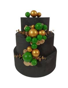 Torta finta Compleanno scenografica con palloncini