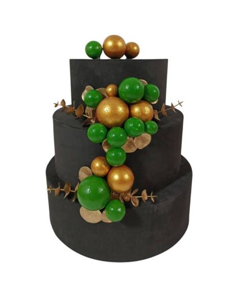 Torta finta Compleanno scenografica con palloncini