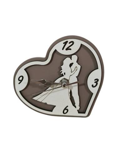 Torta bomboniere anniversario di matrimonio cuori clip oro