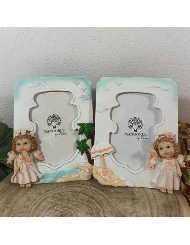 Cornice portafoto Battesimo bimba tema mare STOCK