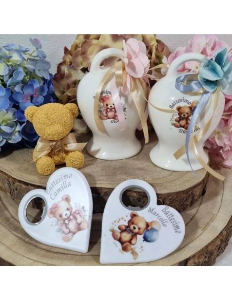 Bomboniere Battesimo personalizzate linea Orsami| Sindy Bomboniere