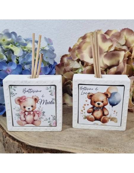 Bomboniere Battesimo originali profumatori complet