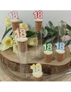 Bomboniere portaconfetti diciottesimo compleanno provette