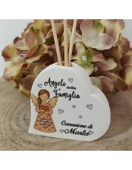 Bomboniere personalizzate profumatori ambiente cuore angioletto