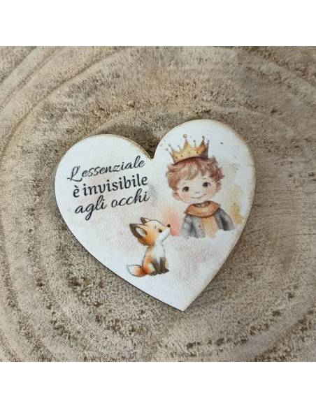 Bomboniere piccolo principe fai da te cuore calamita