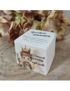 Bomboniere Comunione Piccolo Principe vasetti con semi erba aromatica