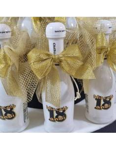 Mini Santero spumante bottiglie bomboniere personalizzate diciottesimo compleanno