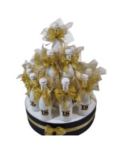 Santero mini spumante bomboniera 18 anni personalizzata