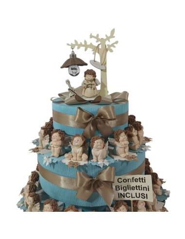 Torta bomboniere angeli appoggio misti offerte online