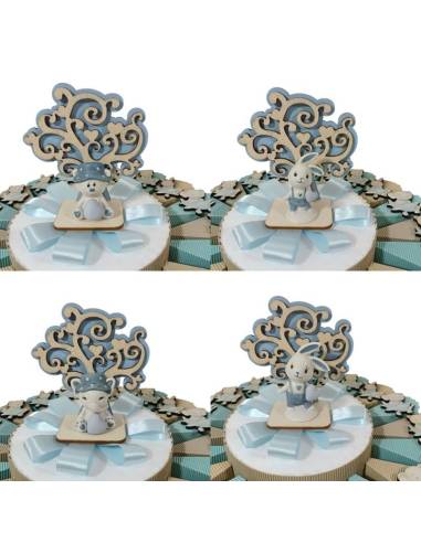 Torta bomboniere Battesimo elefantino bimbo yankee candle