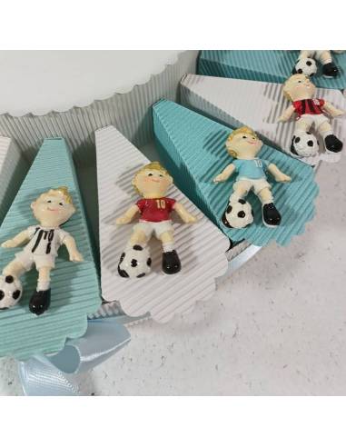 Torta bomboniere tema calcio calamite giocatori squadre del cuore| Sindy Bomboniere