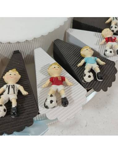 Torta bomboniere tema calcio calamite giocatori squadre del cuore| Sindy Bomboniere