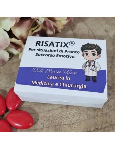 Portaconfetti Laurea in Medicina scatole simpatiche personalizzate