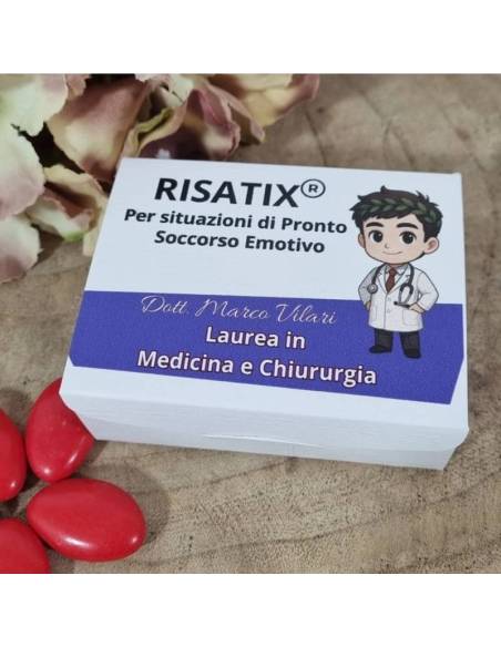 Portaconfetti Laurea in Medicina scatole simpatiche personalizzate