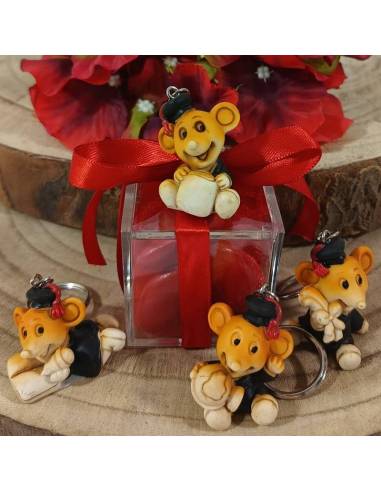 Scatoline portaconfetti Laurea bomboniere portachiavi topolino