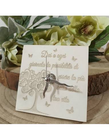 Bomboniera orologio Dolcicose albero della vita linea Petra| Sindy Bomboniere