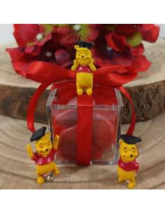 Scatoline portaconfetti bomboniere Laurea statuine Winnie The Pooh laureando miste