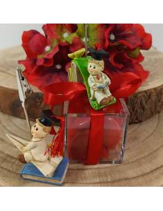 Scatole portaconfetti bomboniere Laurea clip portafoto portamessaggio misti