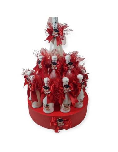 Mini bottiglie santero bomboniere laurea personalizzate