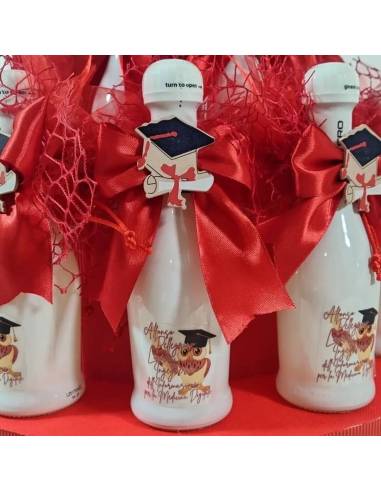 Bottiglie Santero mini bomboniere Laurea personalizzate