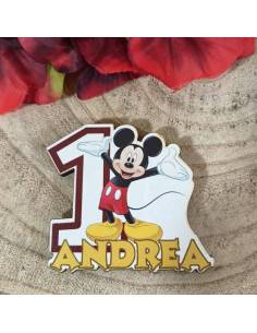 Bomboniere Primo Compleanno calamite Disney Topolino personalizzate