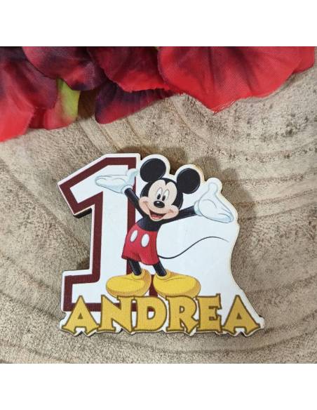 Bomboniere Primo Compleanno calamite Disney Topolino personalizzate