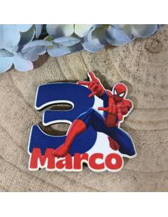 Bomboniere per Compleanno calamite Spiderman personalizzate