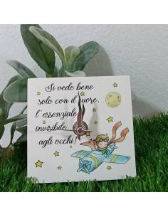Bomboniere orologio Piccolo Principe con frase