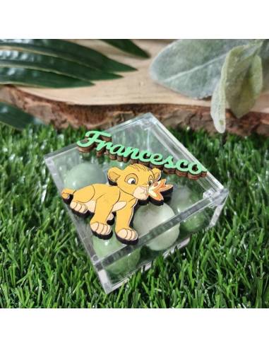 Scatoline portaconfetti Re Leone Simba personalizzate | Sindy Bomboniere