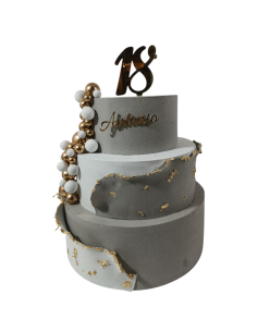 Torta finta scenografica elegante Battesimo offerte online