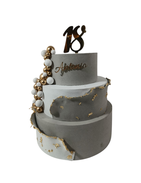 Torta finta scenografica elegante Battesimo offerte online